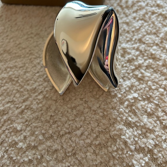 Unique Silver Fortune Cookie “box” in original Gumps box - Picture 5 of 7